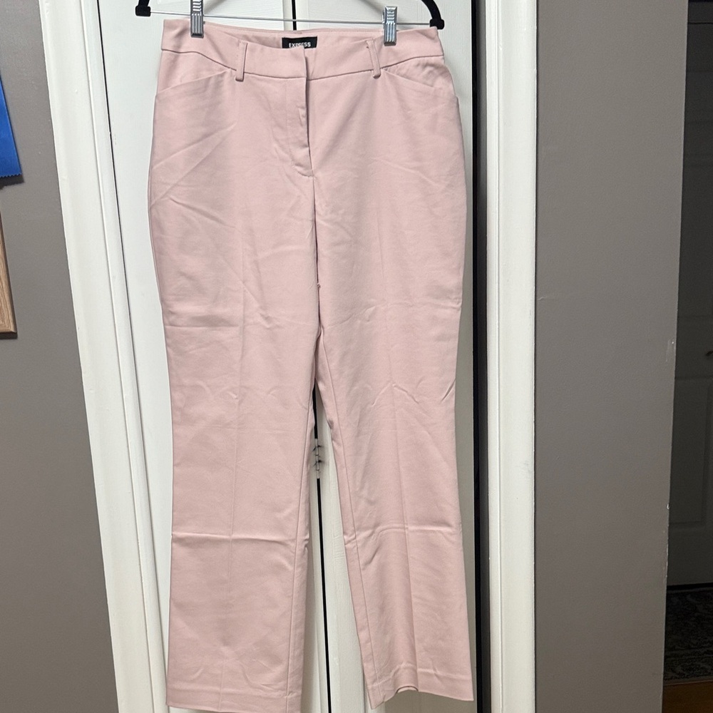 Express Pink Boot Cut Pants